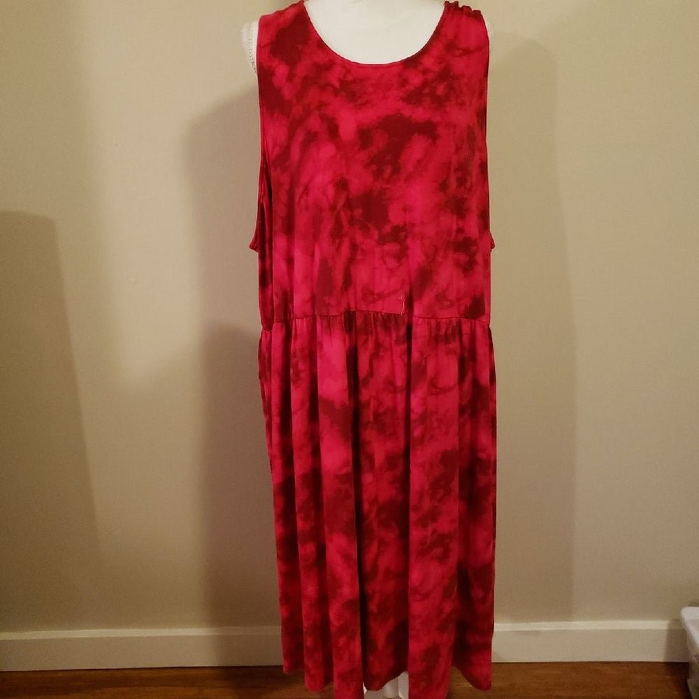 Sleeveless Swing Dress - 4X